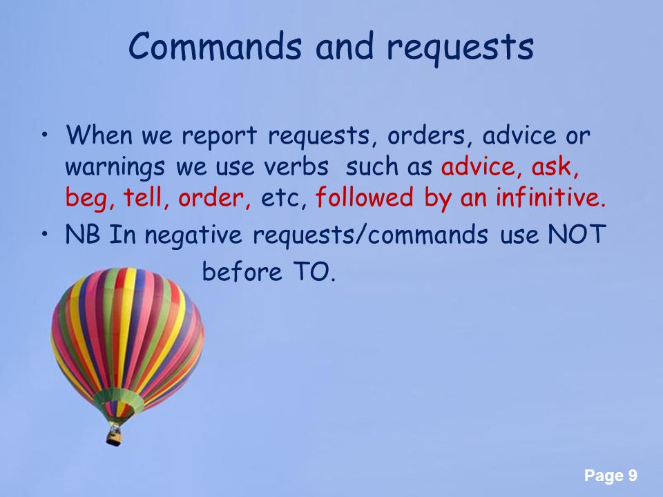 Reported speech orders. Reported Speech Commands and requests. Reported requests and Commands правило. Reported questions Commands and requests правило. Reported Commands примеры.