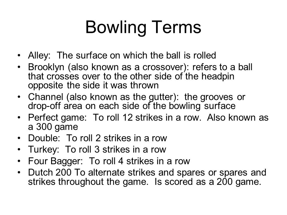 Bowling Info. - ppt video online download