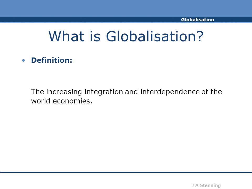 Globalisation. - ppt download