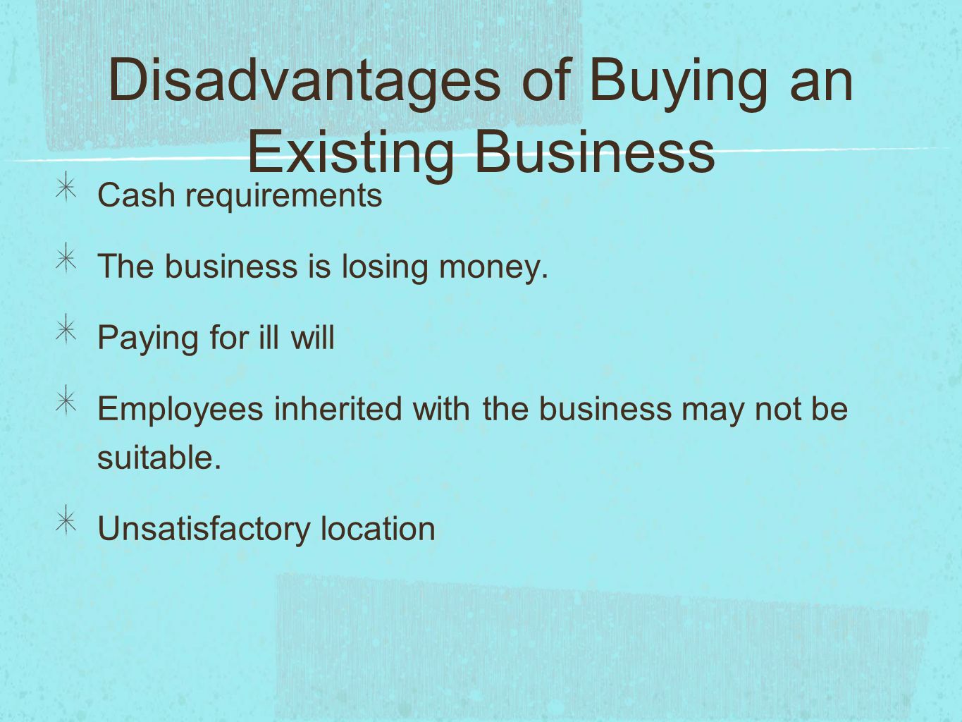 Buying An Existing Business Ppt Download