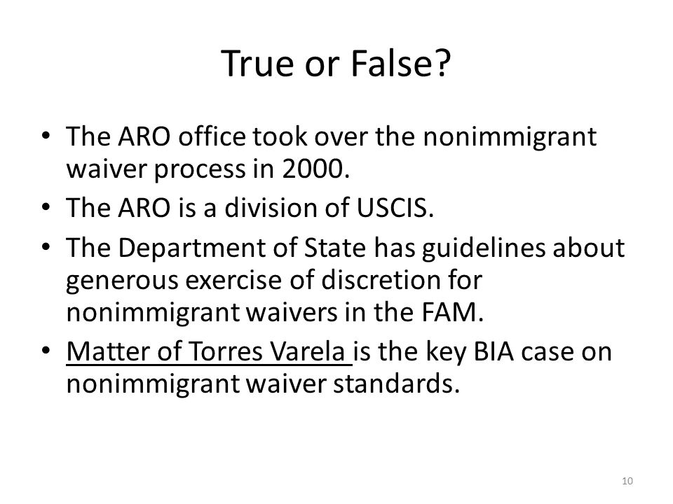 Waivers of Inadmissibility for Nonimmigrants - ppt video online download