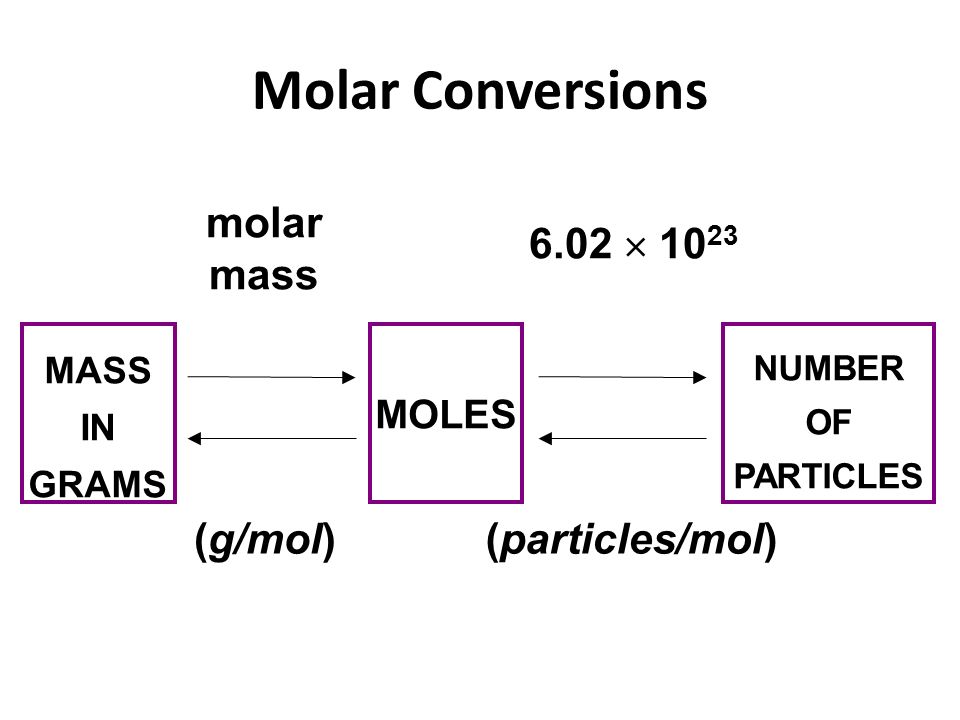 Molar Mass Conversion Chart | estudioespositoymiguel.com.ar