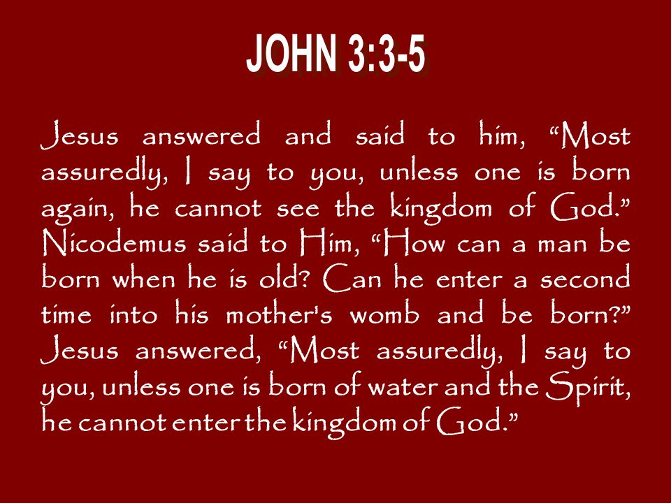 JOHN 3:3-5
