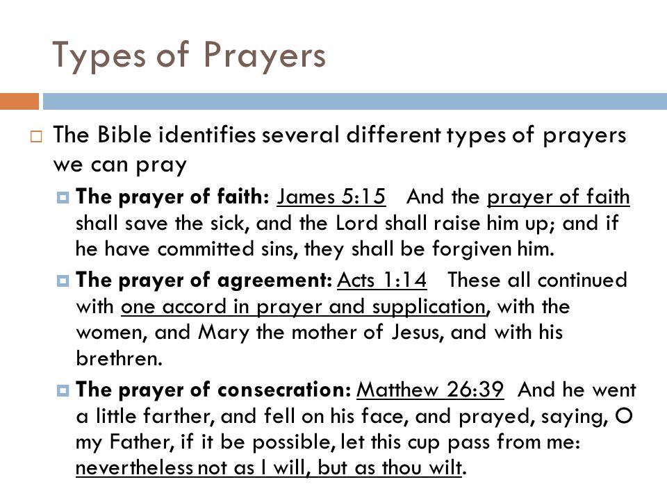 Are There Different Types of Prayers? 