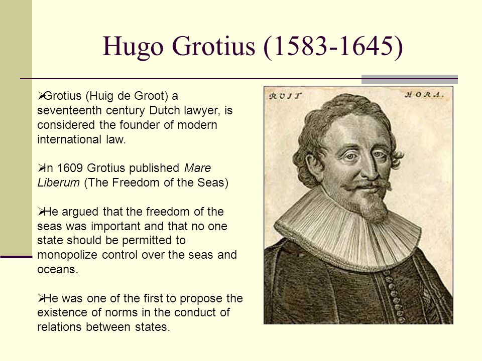 28 Août 1645 – Décès de Hugo Grotius, juriste néerlandais, père du droit international - Nima REJA
