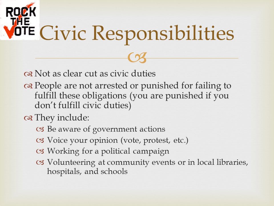 PPT Civic Duties & Responsibilities PowerPoint, 53% OFF