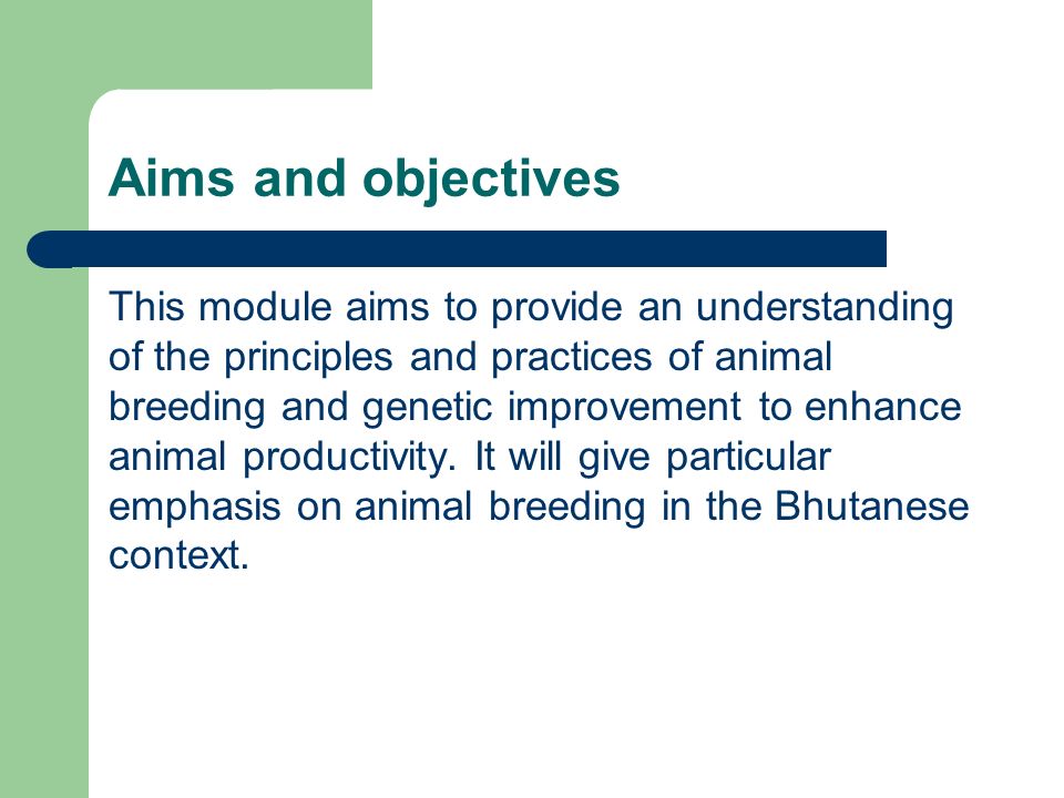 Population Genetics & Animal Breeding - ppt video online download