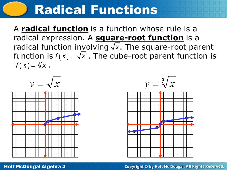 radical function