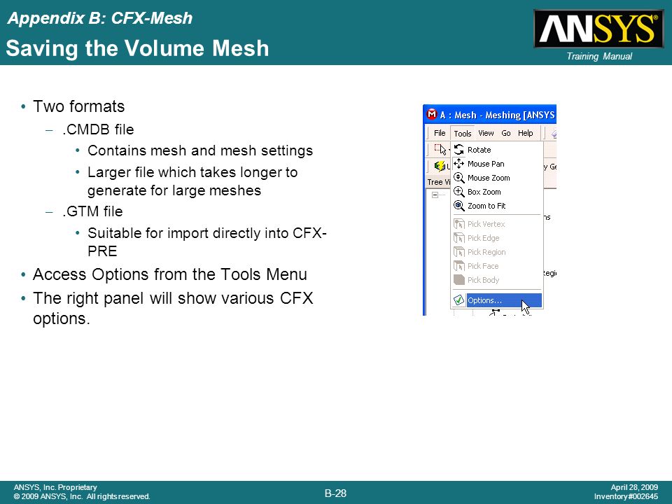 how to access mesh options in ansys 15 how to access mesh options in ansys 15