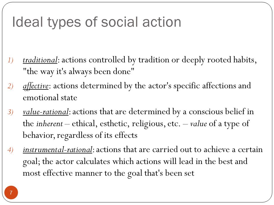 weber and social action