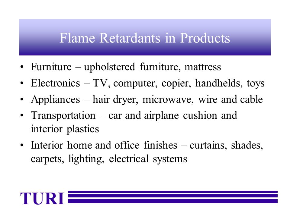 Flame Retardants in Products