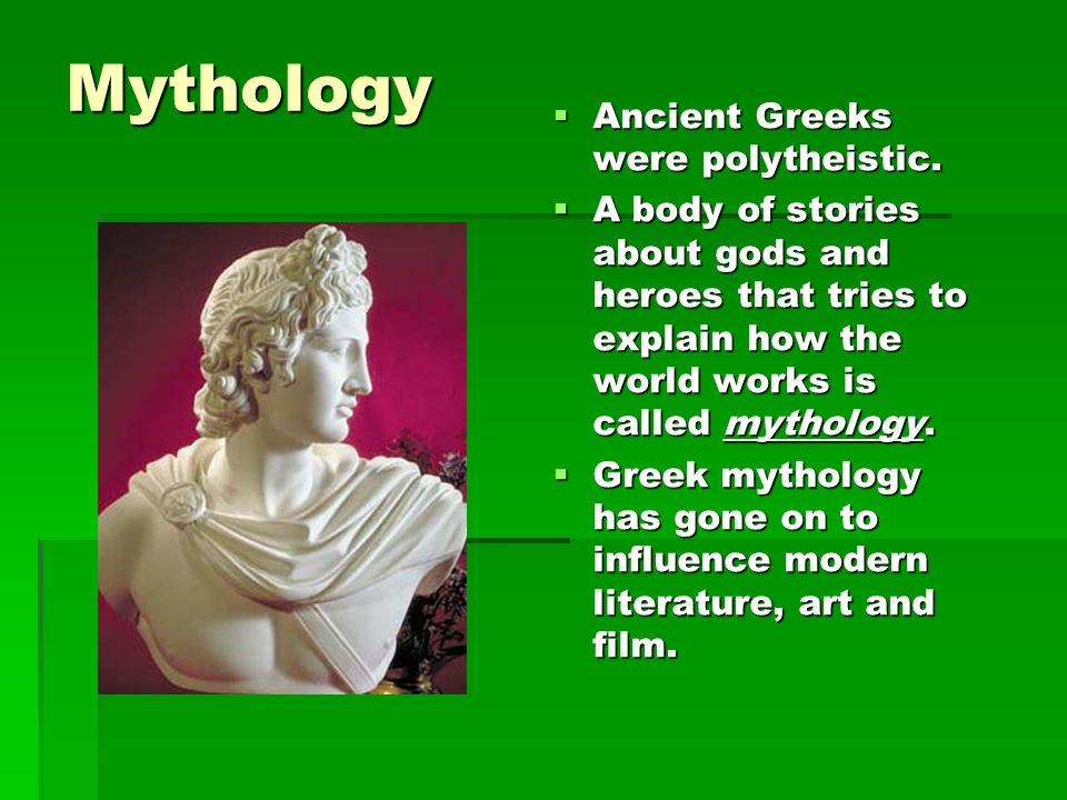 greek mythology influence on literature