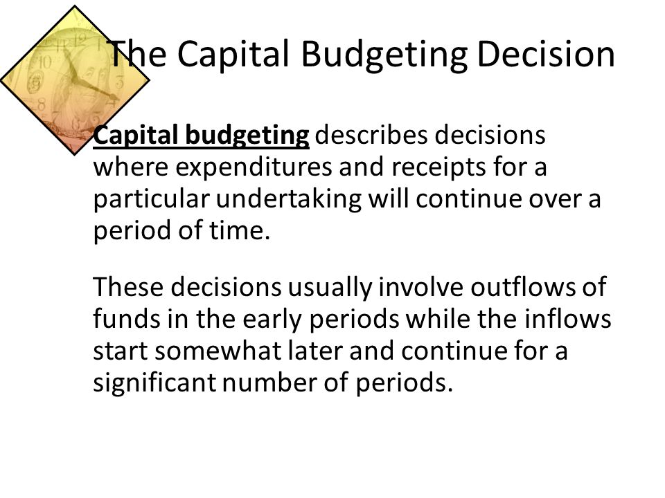 capital budgeting techniques definition