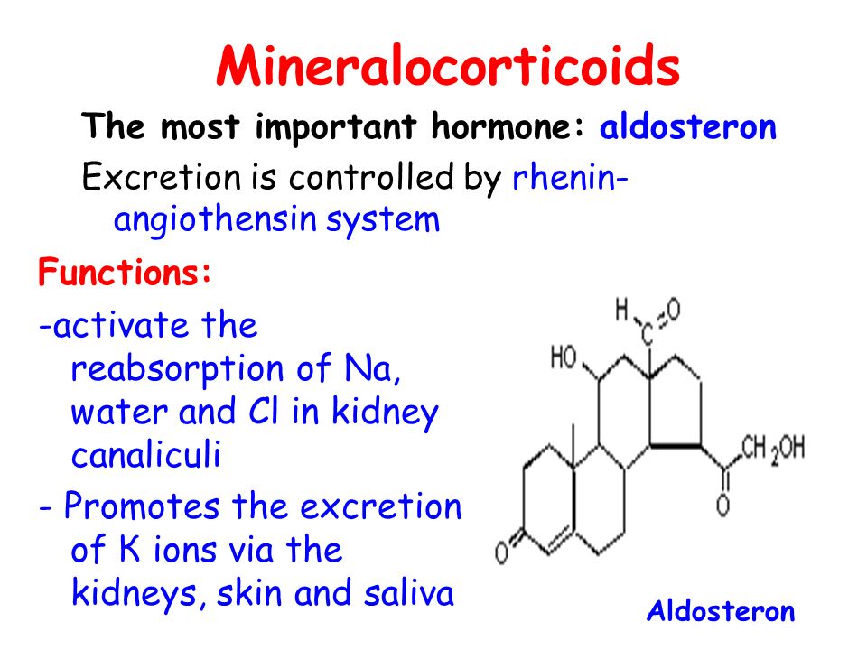 Mineralocorticoids Functions: