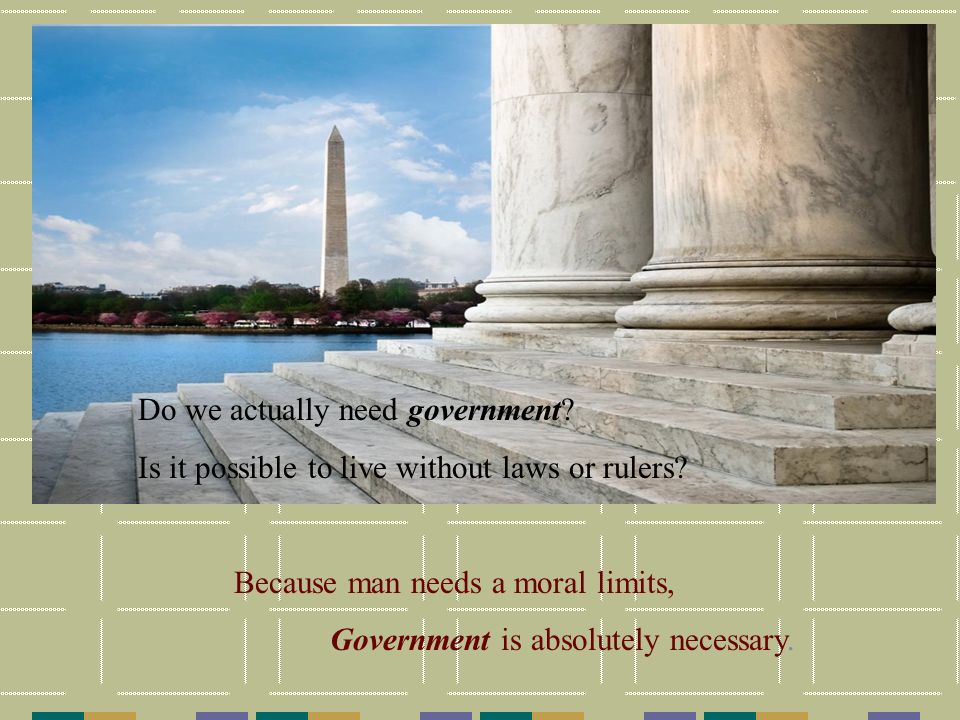 Do we actually need government