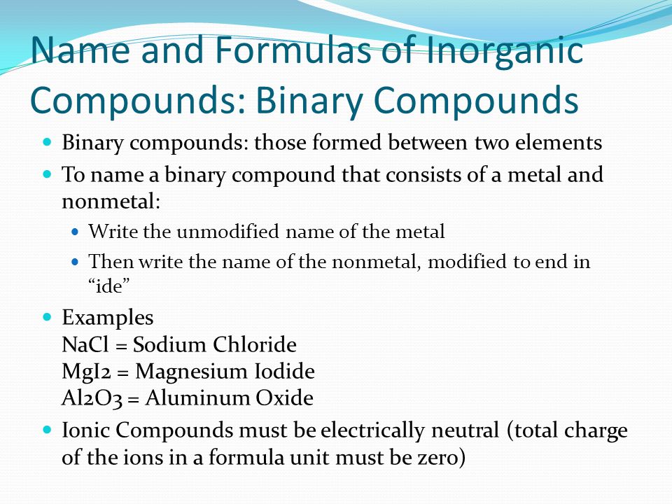 formula unit of a compound