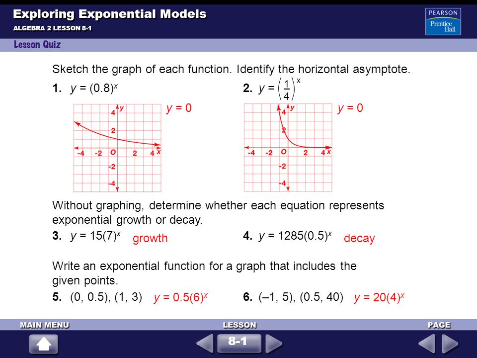Exploring Exponential Models Ppt Download