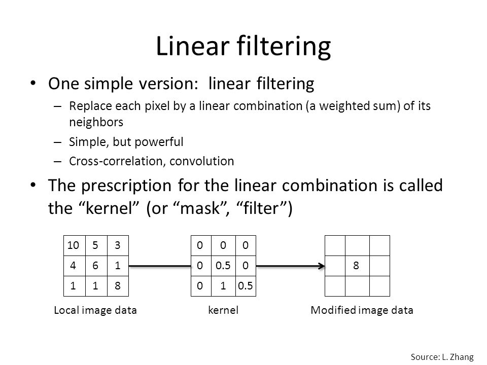 Lecture 3: Filtering and Edge detection - ppt video online download