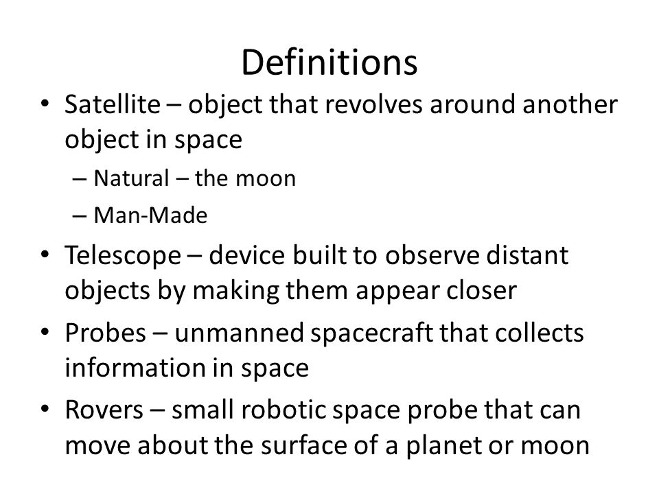 telescope information