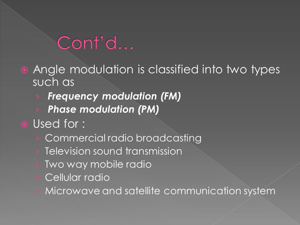 Part 1 Principles Of Frequency Modulation Fm Ppt Video Online Download