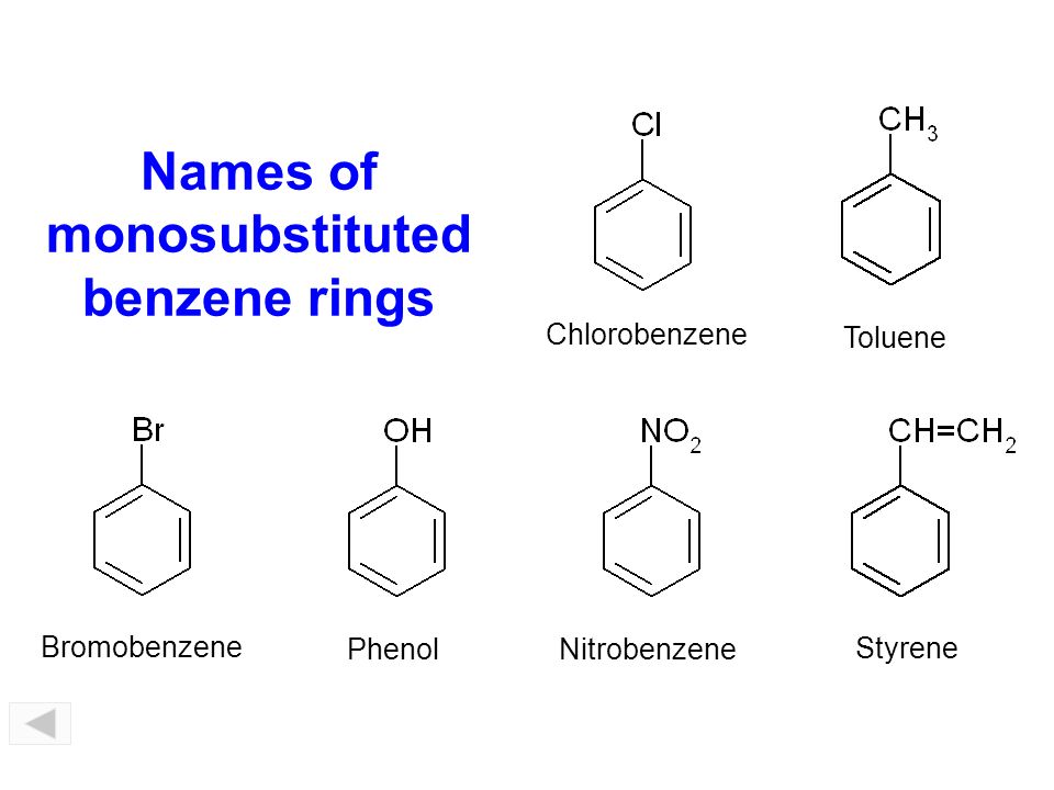 Monosubstituted benzene