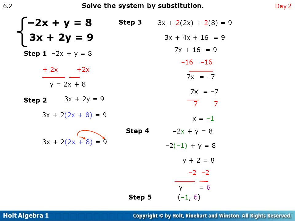 Chapter 6 Systems Of Equations And Inequalities Ppt Download