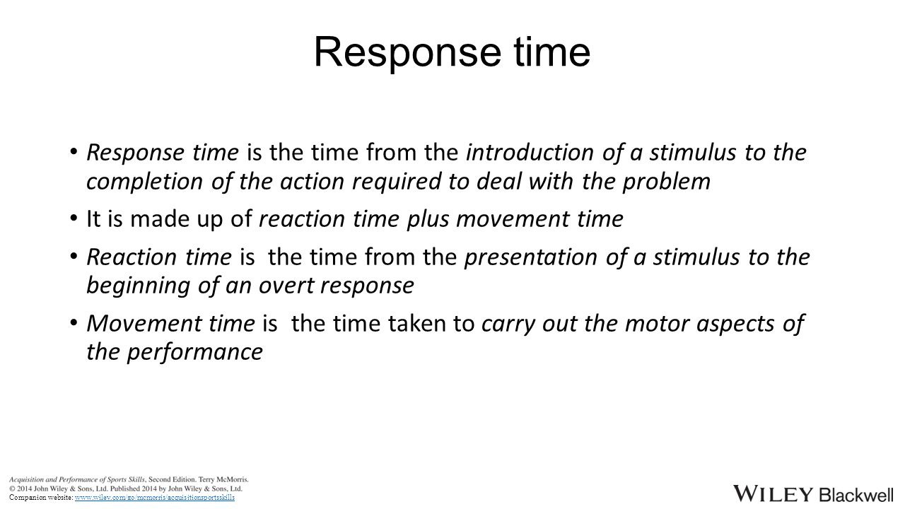 Defining Reaction Time: Understanding Reaction Time and its Components