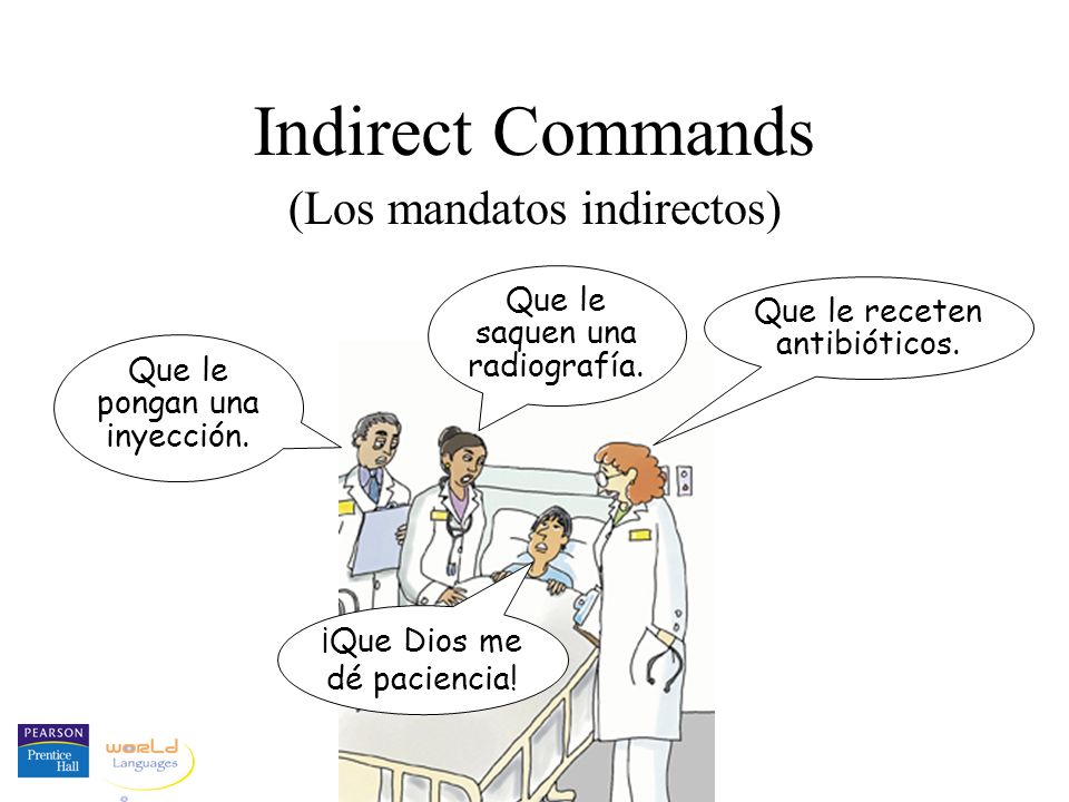 Indirect Commands (Los mandatos indirectos)