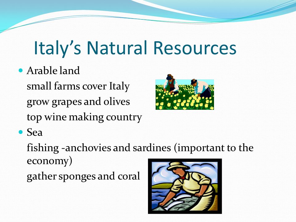 Many natural resources
