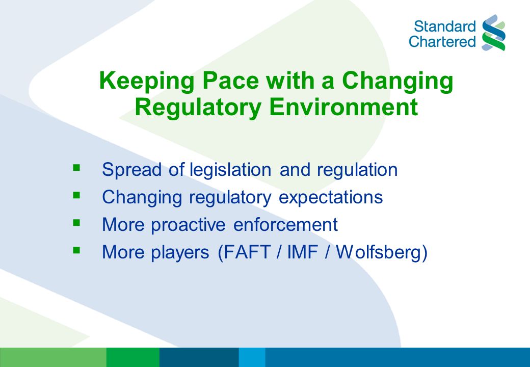 Keeping Pace with a Changing Regulatory Environment