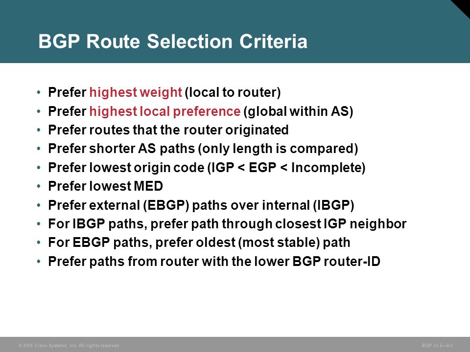 Route Selection Using Attributes - ppt video online download