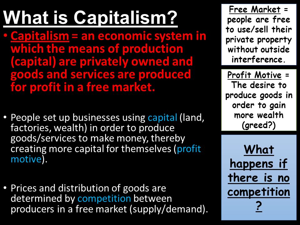 What Is Capitalism?
