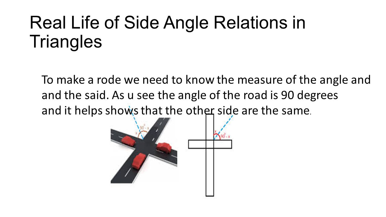 Triangle Inequality Theorem And Side Angle Relationship In