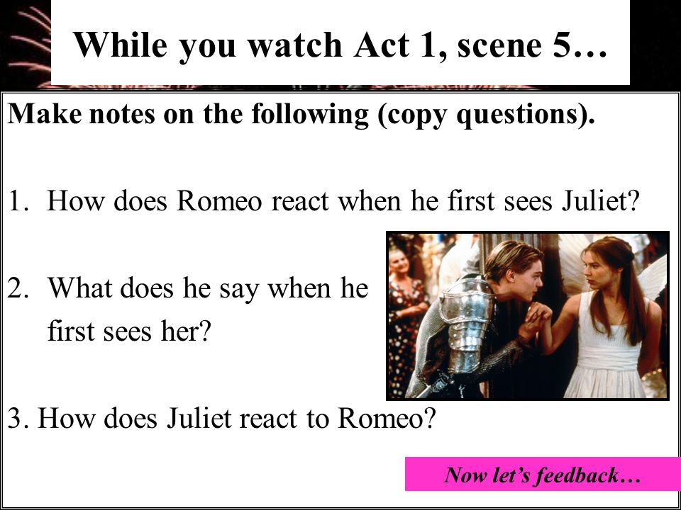 romeo and juliet act 1 scene 5