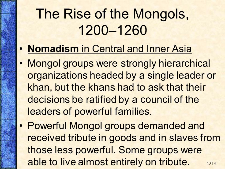 The Rise of the Mongols, 1200–1260