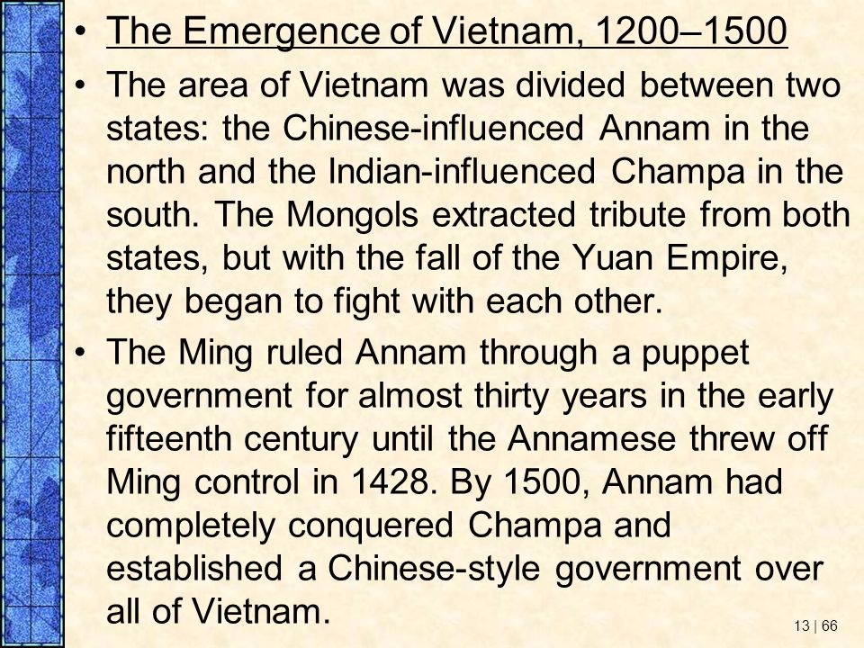 The Emergence of Vietnam, 1200–1500