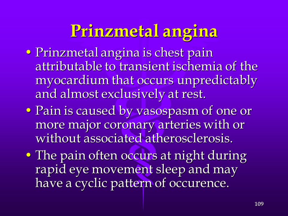 Prinzmetal angina