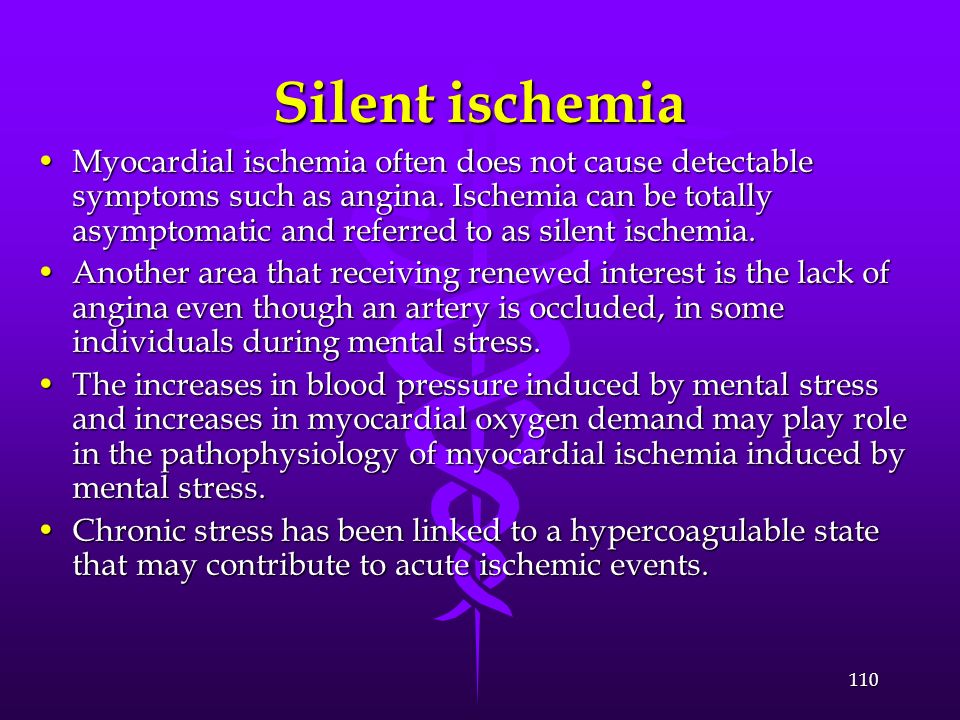 Silent ischemia