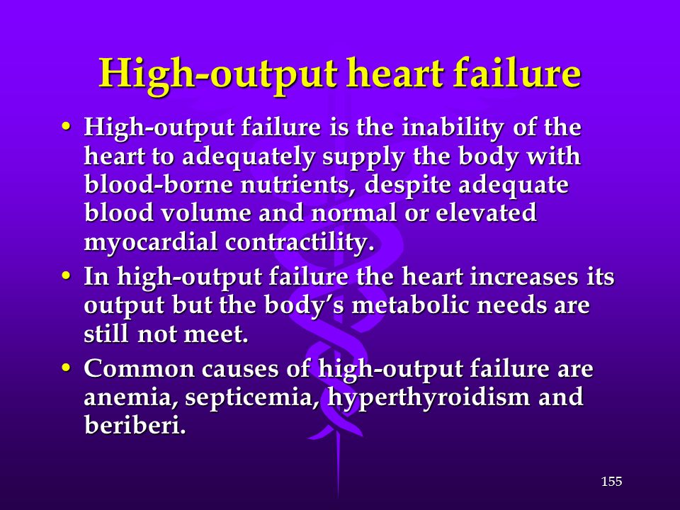 High-output heart failure