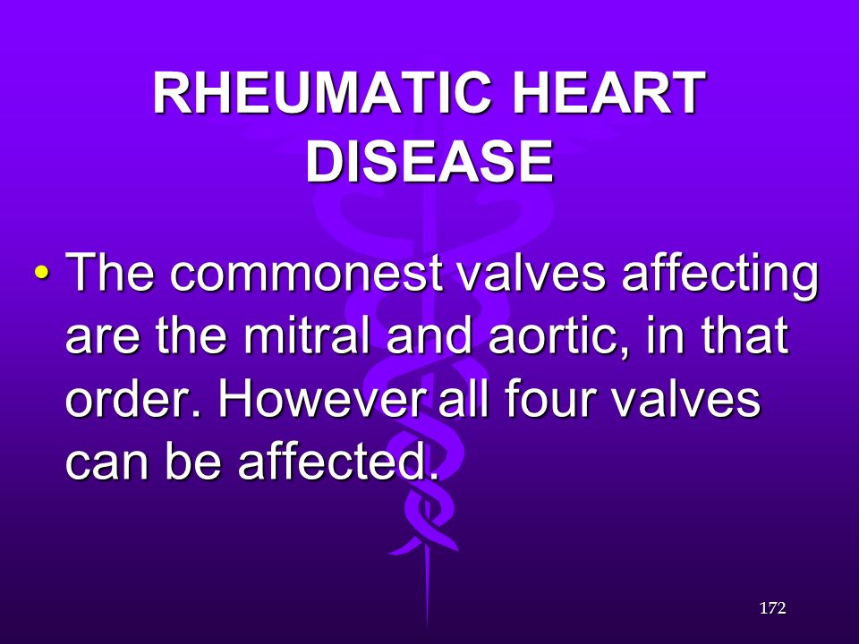RHEUMATIC HEART DISEASE