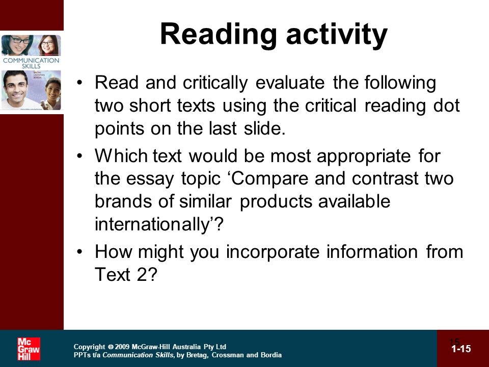 Chapter 1 Effective Reading For Academic Purposes Ppt Download