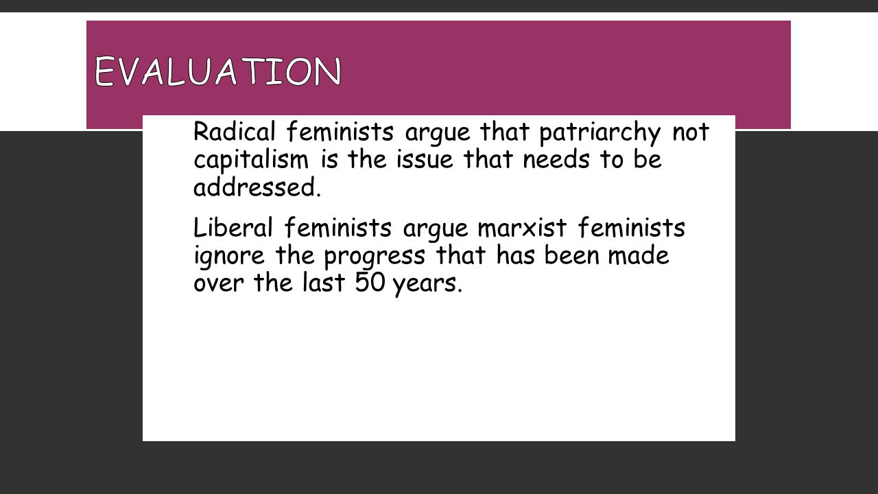 liberal feminism and radical feminism