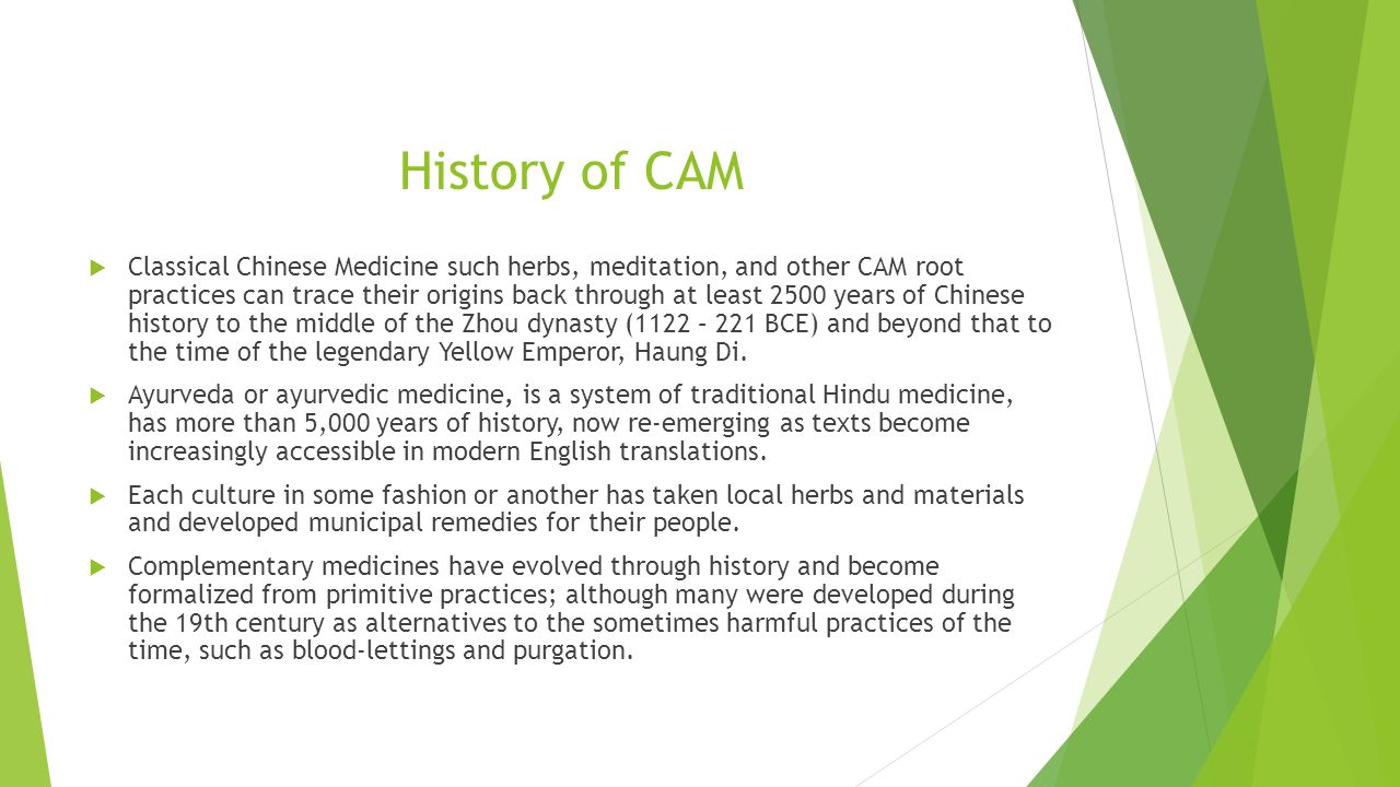 History and Types of Complementary and Alternative Medicines - ppt download