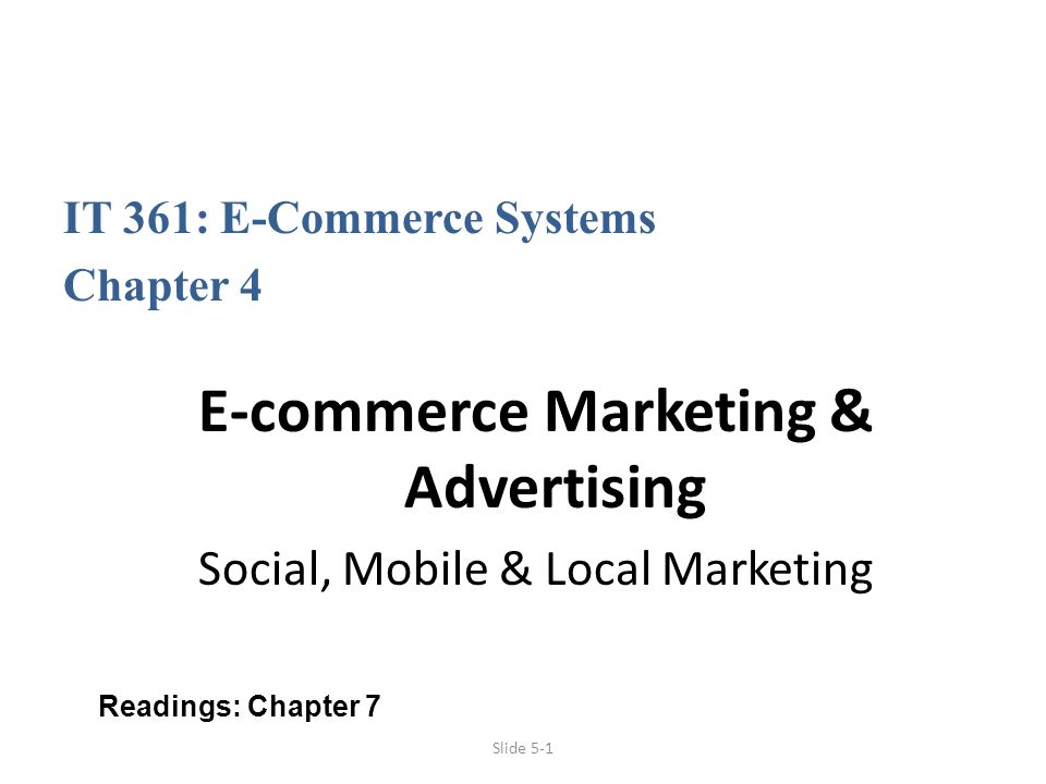 E-commerce Marketing & Advertising