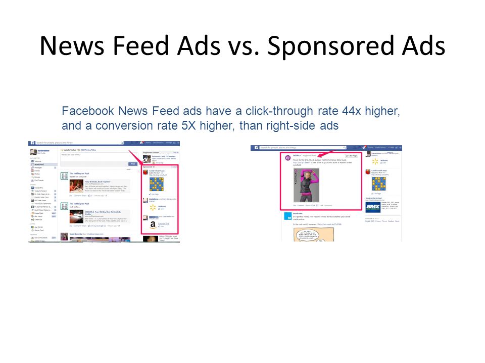 News Feed Ads vs. Sponsored Ads