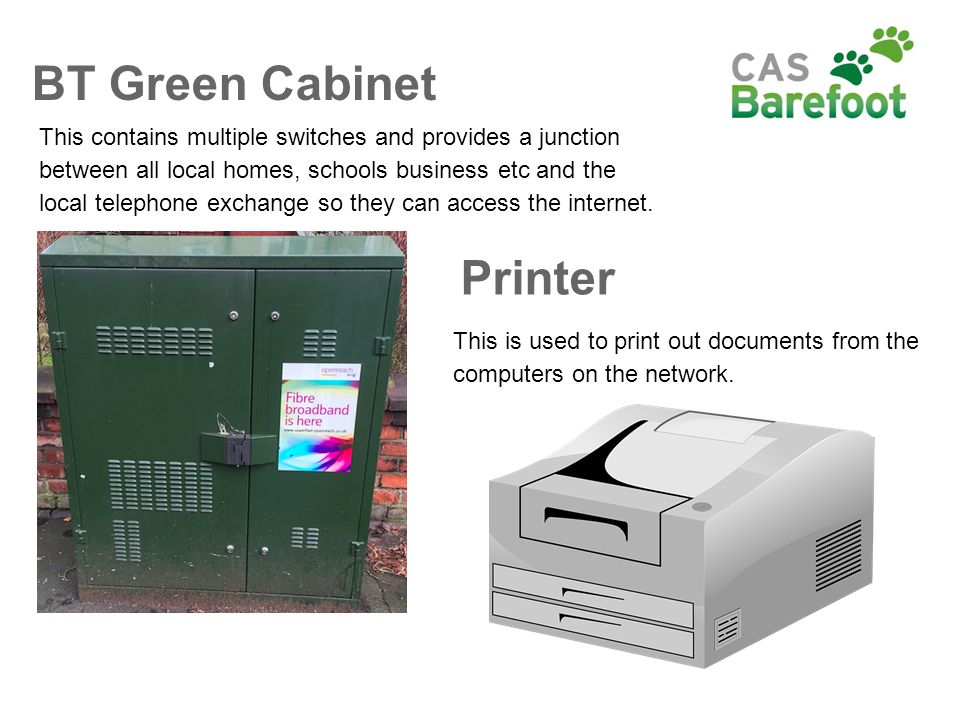 BT Green Cabinet Printer