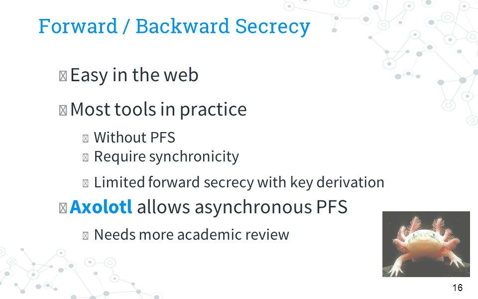 Forward / Backward Secrecy