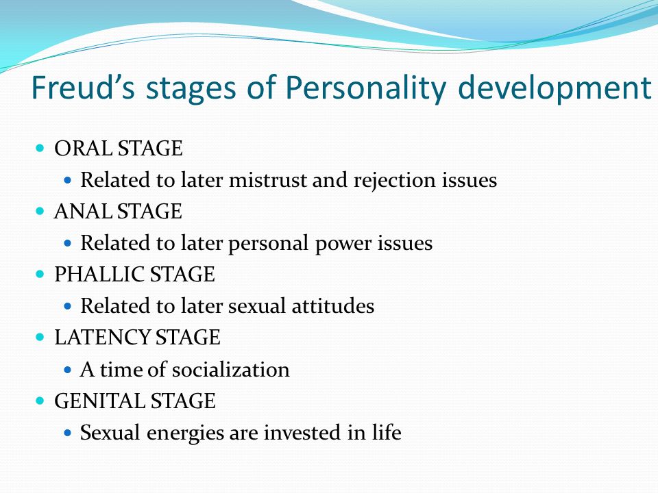 freud personality development