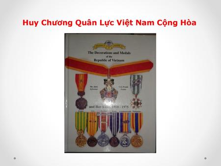 Huy Chương Quân Lực Việt Nam Cộng Hòa